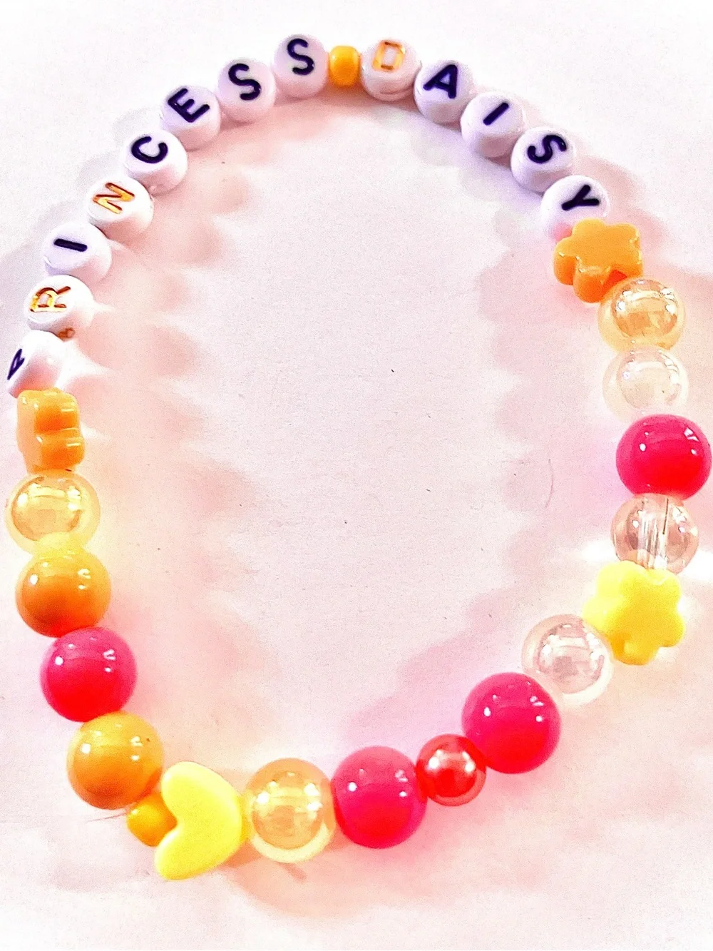 BUY1GET1FREE Princess Daisy inspired bracelet | Mario and Luigi